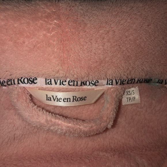 Pink plush robe 2/$30 - Picture 2 of 2